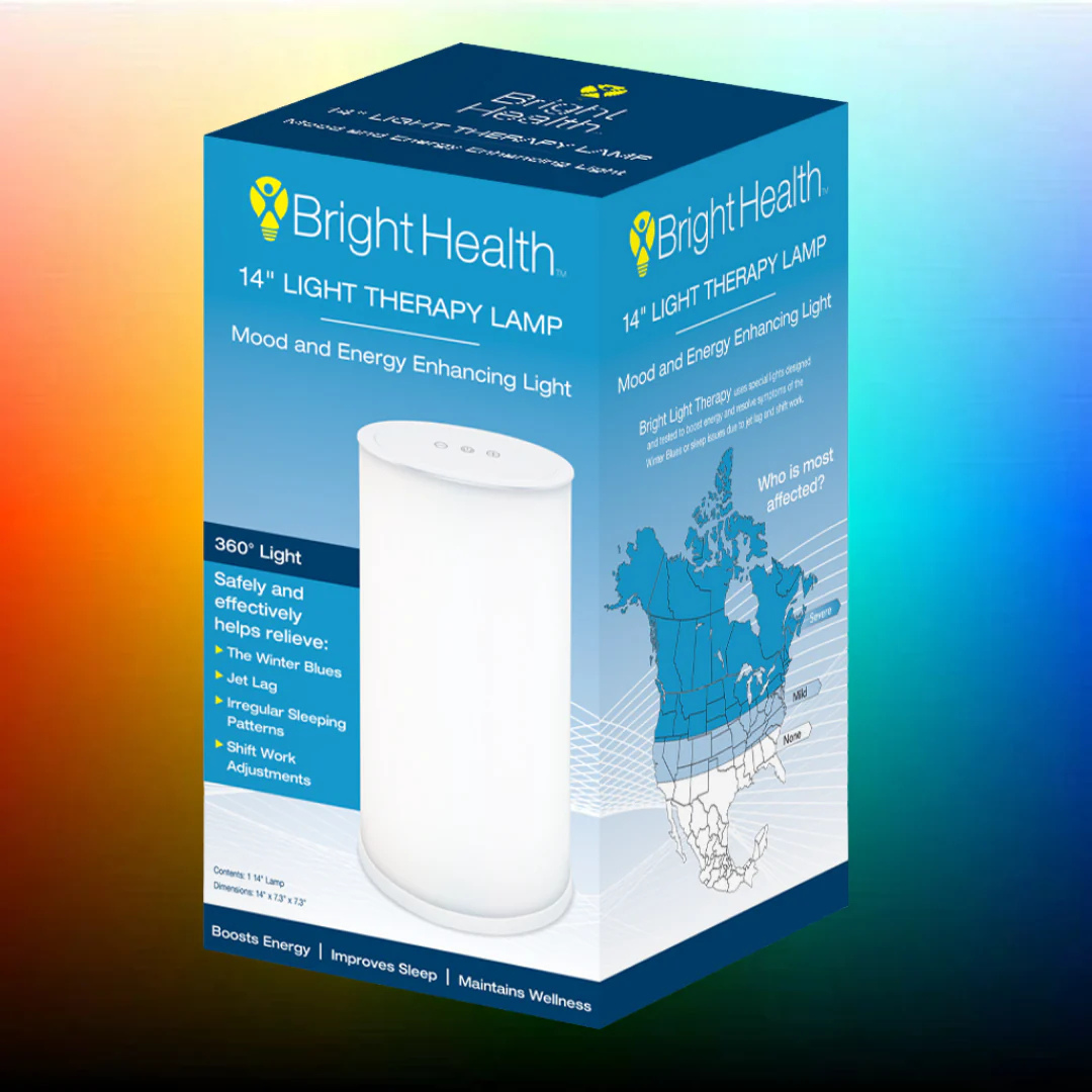 Carex Bright Health 360° Mood and Energy Enhancing Therapy Light - Senior.com Therapy Lamps