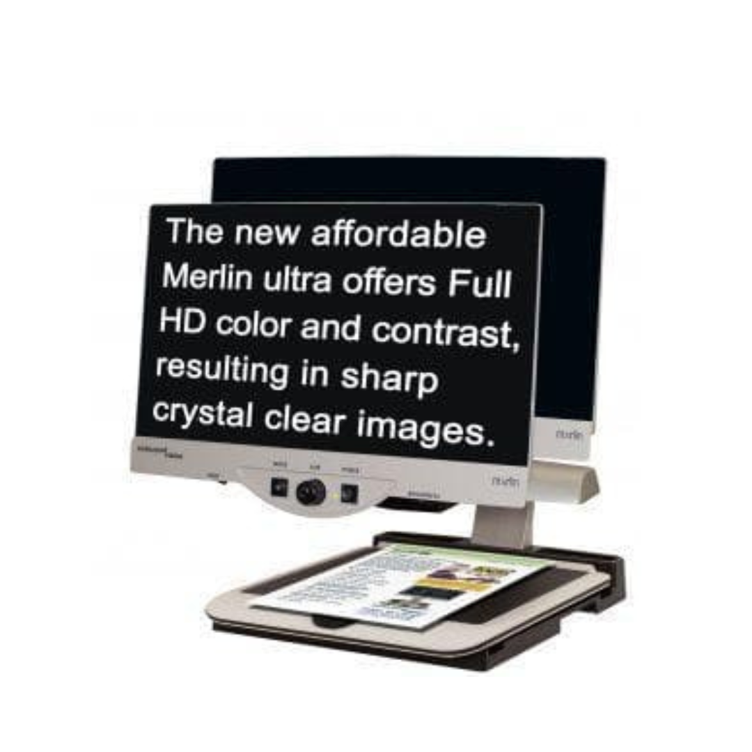 Enhanced Vision Merlin Ultra Full HD Video Magnifier - Open Box - Senior.com Vision Enhancers