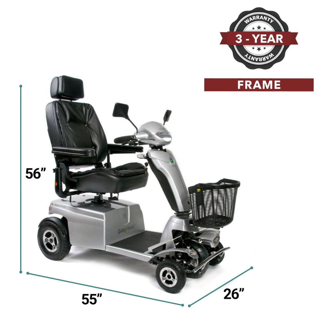 Quingo Toura2 Electric Mobility Scooter - Senior.com Mobility Scooters