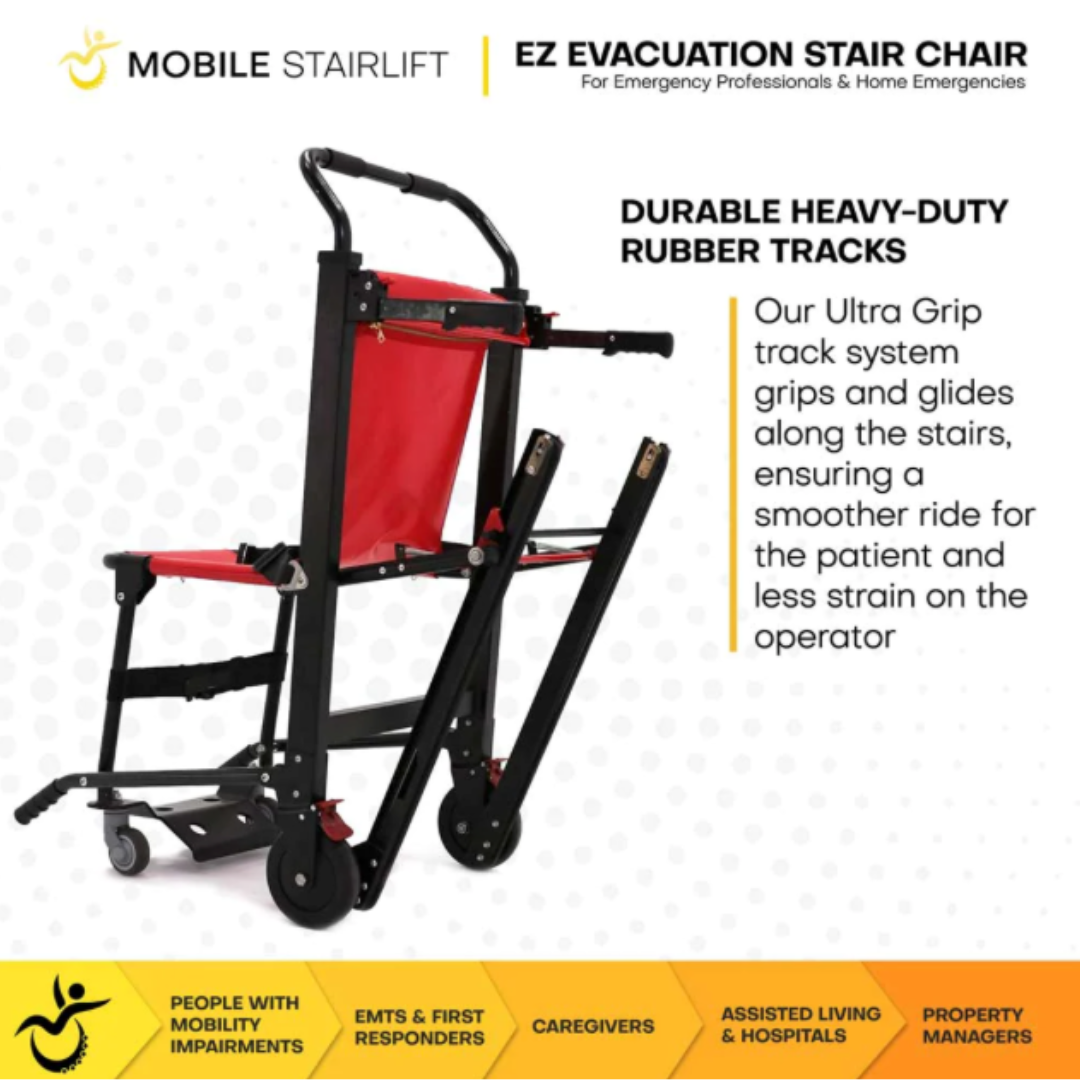EZ Evacuation Foldable Medical Stair Lift Chair - Senior.com