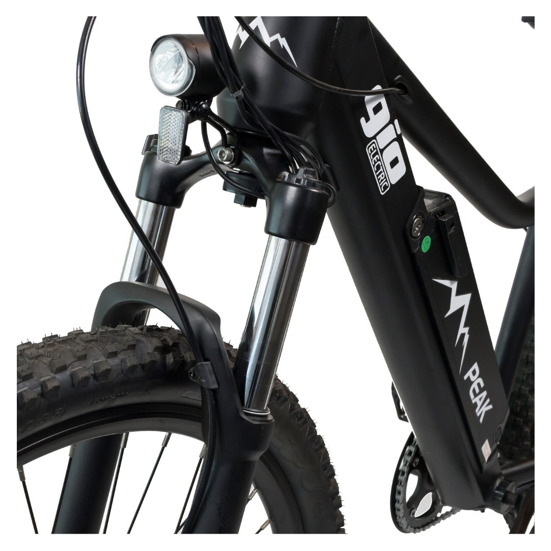 GIO Peak Electric Mountain Bike with Torque Sensor - Senior.com Electric Bikes