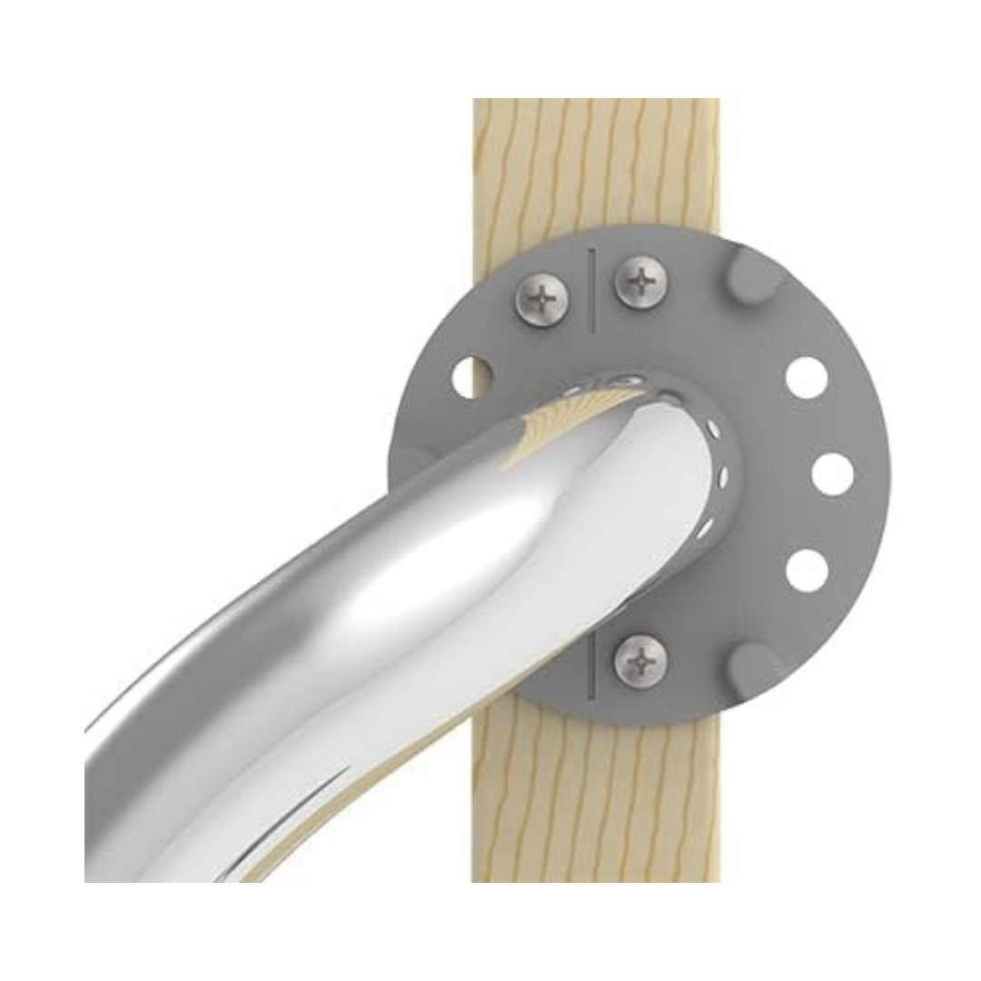 HealthCraft Plus Series Bathroom Grab Bar with Towel and Robe Hook - Senior.com Grab Bars & Safety Rails