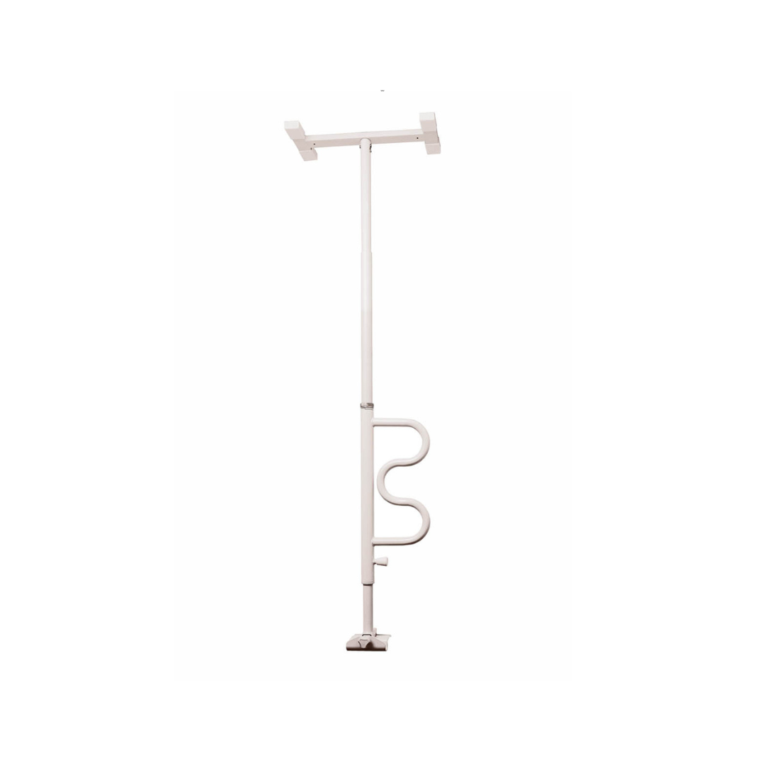 Bathtub Security Pole & Curve Grab Bar - Senior Bath Safety