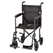 Nova Medical Lightweight 19" Steel Folding Transport Wheelchairs - Senior.com Transport Chairs
