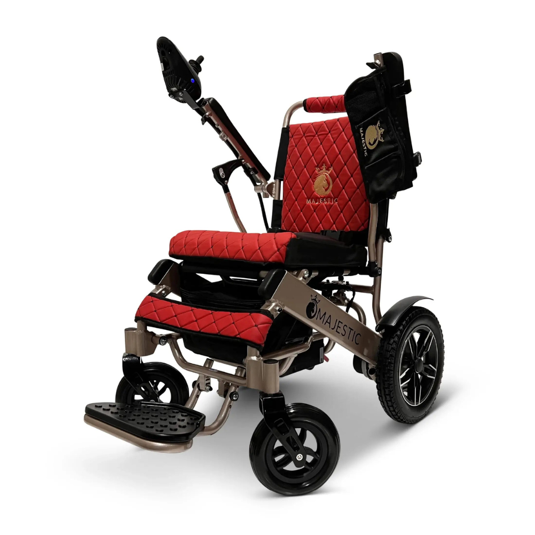 ComfyGo MAJESTIC IQ-8000 Remote Controlled Lightweight Electric Wheelchair - Senior.com Power Chairs