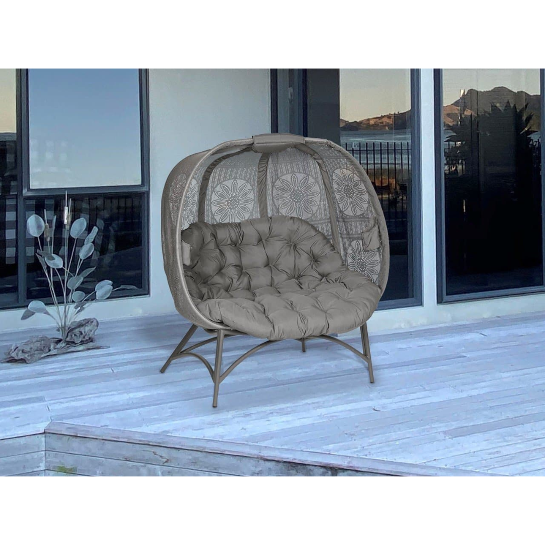 FlowerHouse Cozy Dream Catcher Pumpkin Love Seat - Indoor/Outdoor Chair - Senior.com Outdoor Chairs