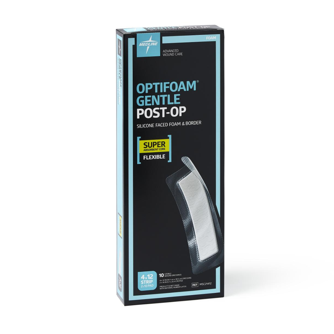 Medline Optifoam Gentle Post-Op Foam Dressings - Senior.com Foam Dressings
