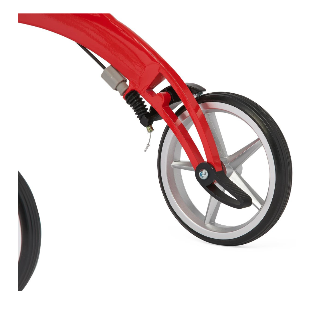 Medline Lightweight Euro Style Folding Rolling Walker Rollator - Senior.com Rollators