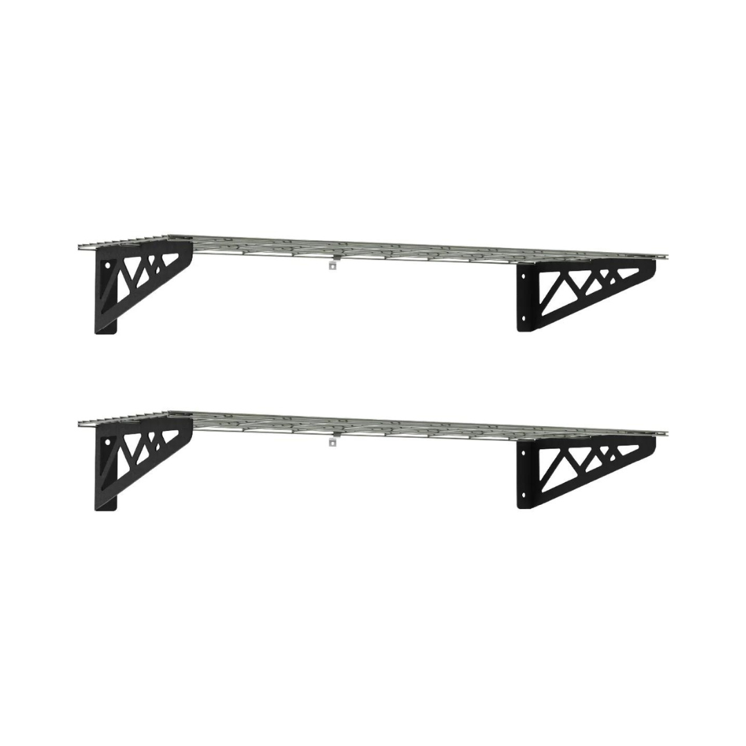 2-Pack Steel selling Shelf Set in Black