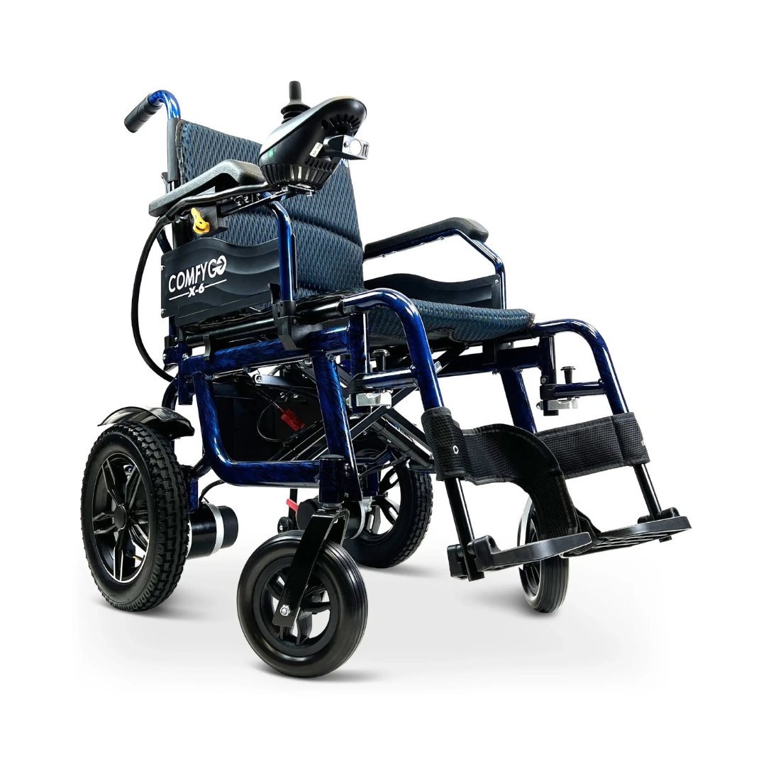 ComfyGo X-6 Lightweight Portable Electric Wheelchair - Senior.com Power Chairs