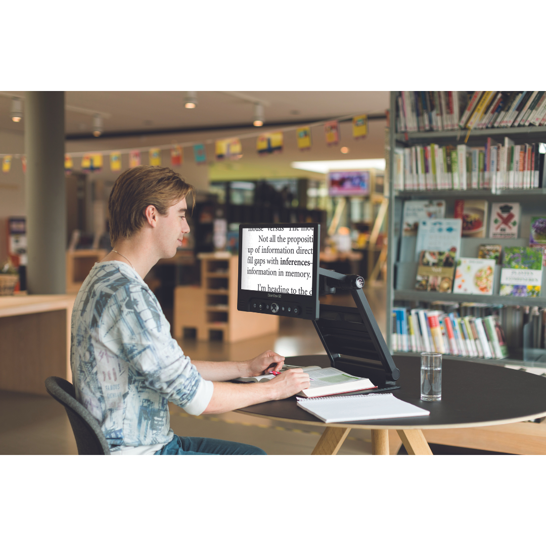 Optelec ClearView GO 17" HD Portable Video Low Vision Magnifier - Senior.com Vision Enhancers