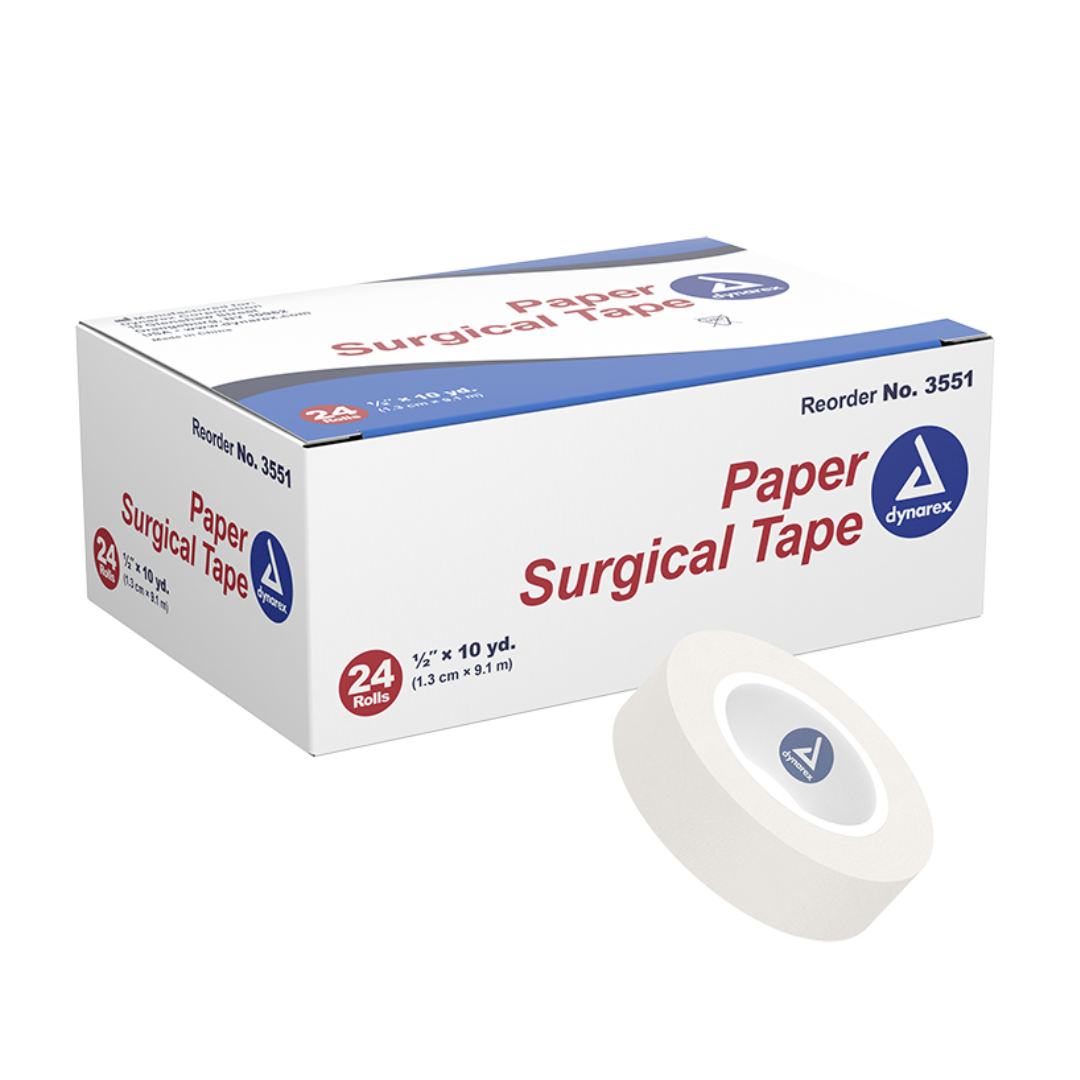 Dynarex Paper Surgical Tape - Effective For Skin Adhesion - Senior.com Surgical Tape