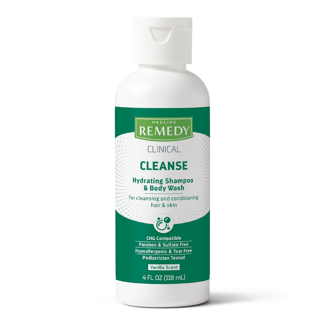Medline Remedy Clinical No-Rinse Moisturizing Cleanser - Senior.com Body Wash