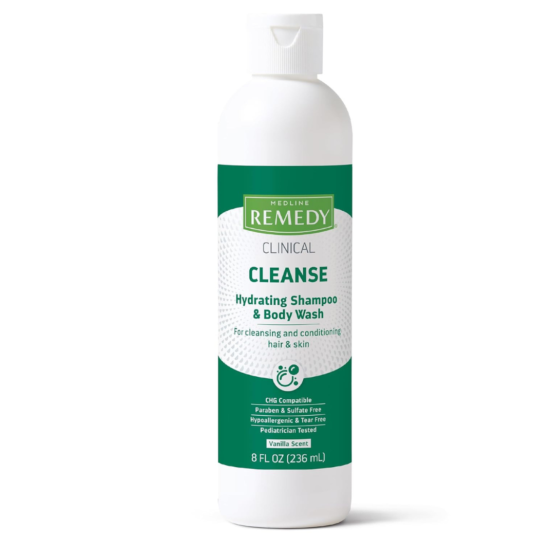 Medline Remedy Clinical No-Rinse Moisturizing Cleanser - Senior.com Body Wash