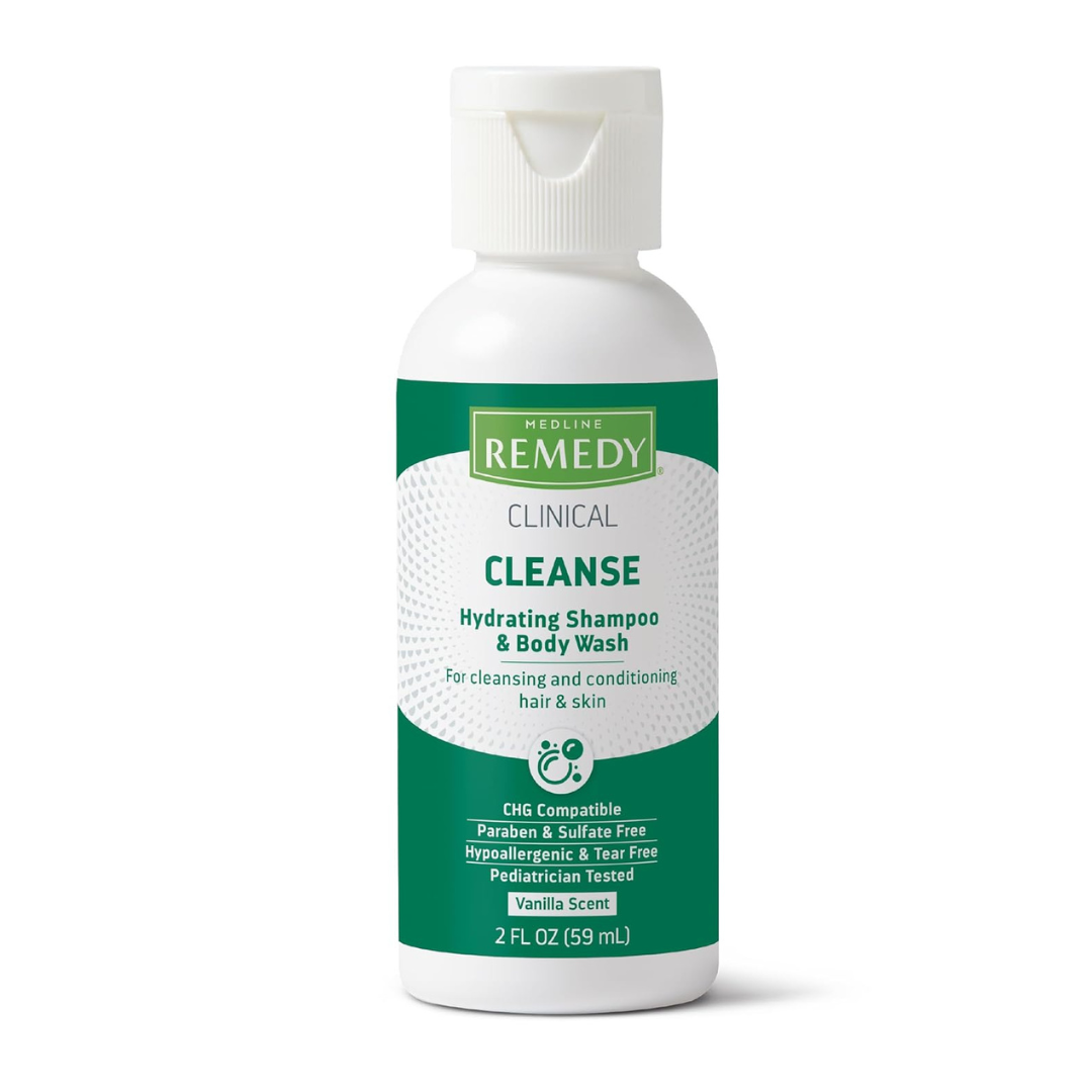 Medline Remedy Clinical No-Rinse Moisturizing Cleanser - Senior.com Body Wash