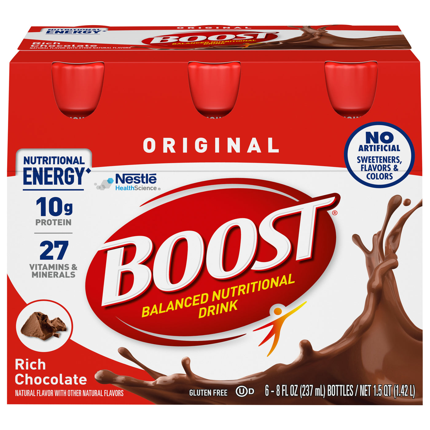 Nestle Boost® Original Oral Nutritional Supplement - 8 oz. Bottles - Senior.com Vitamins & Supplements