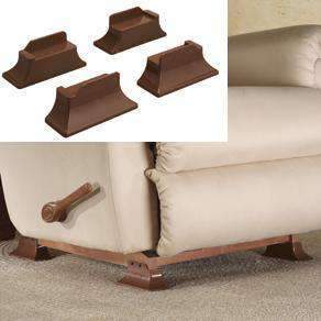 Stander Recliner Risers - Adapatable Slip Resistant Easy Chair Lift - Set of 4