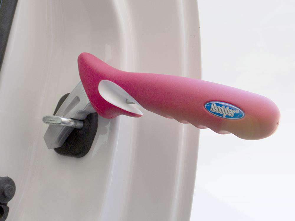 Stander HandyBar - Automotive Standing Aid Car Assist Handle + Vehicle Emergency Escape Tools with Window Breaker & Seat Belt Cutter - Senior.com Fall Prevention