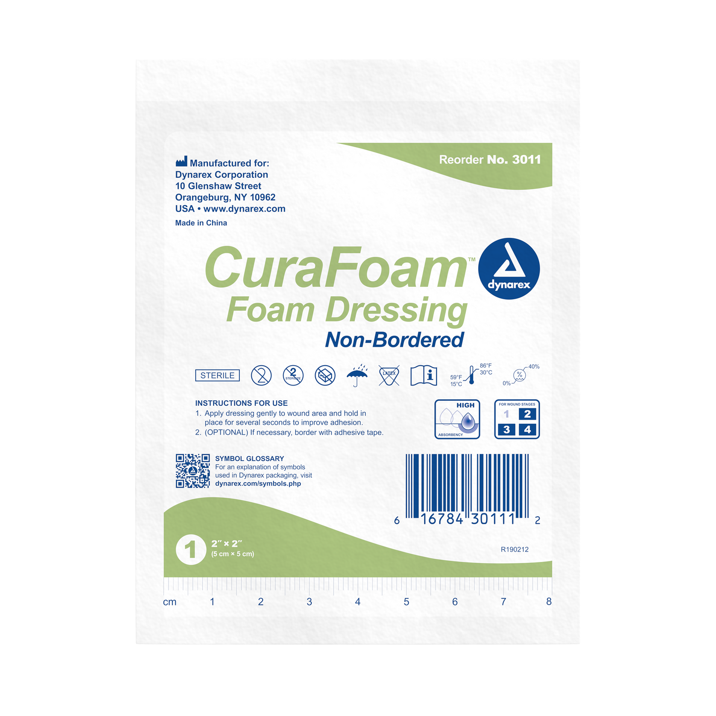 Dynarex CuraFoam Foam Dressing - Sterile, Warm, Moist Healing - Senior.com Foam Dressings