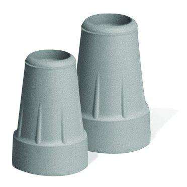 Carex Standard Crutch Tips - Gray - Fits most crutches - Senior.com Crutch Tips & Accessories