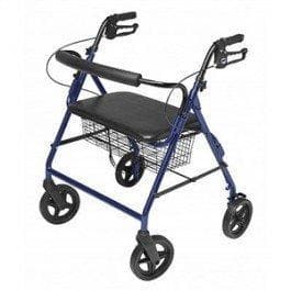 Lumex Walkabout ConTour Imperial Bariatric Rollator with 20" Seat & 8" Wheels - Senior.com Rollators