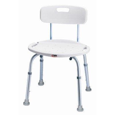 Carex Classics Bath & Shower Seat - Adjustable Height - Senior.com Bath Stool