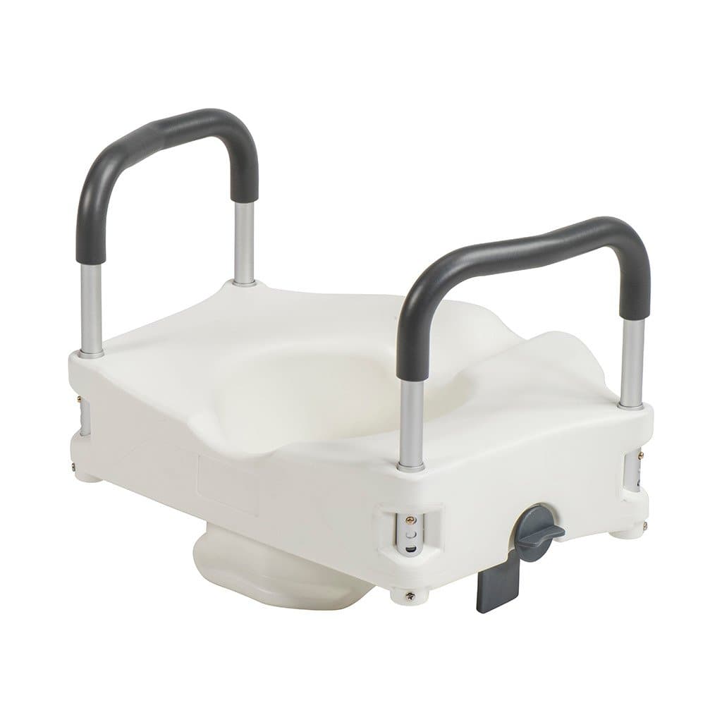 Drive Medical PreserveTech™ Secure Lock Raised Toilet Seat - Senior.com Raised Toilet Seats