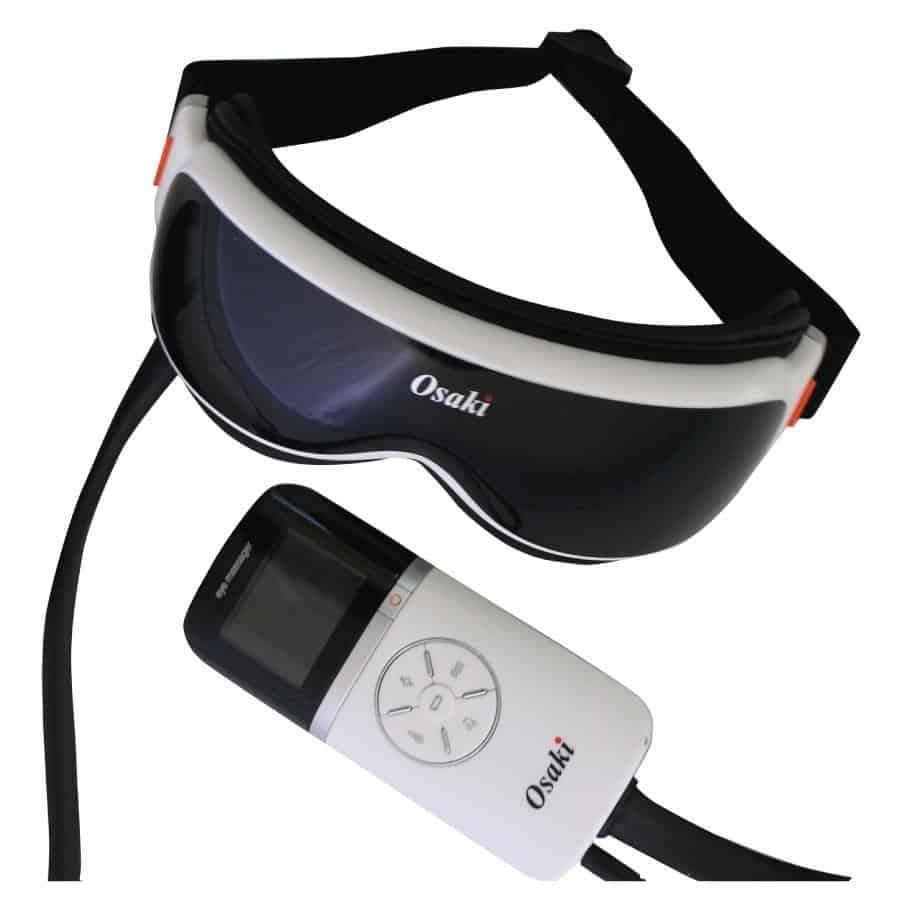 Osaki Portable Eye Massager with Music Headphones - 7 Preset Massage Programs - Senior.com Massagers