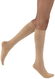 Jobst Opaque Medical Compression Stockings - Closed Toe Natural - Senior.com Compression Stockings
