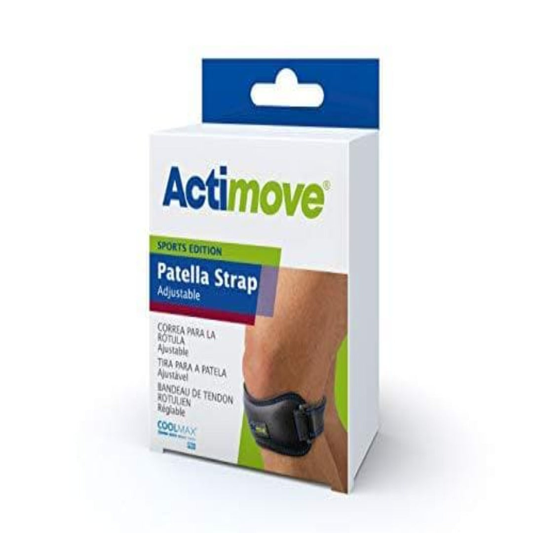 Actimove Adjustable Patella Strap Knee Support - Universal Black - Senior.com Knee Support