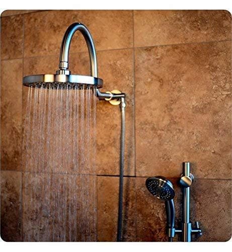 Pulse ShowerSpas Aqua Rain Shower System with 8" Rain Showerhead and 5-Function Hand Shower - Senior.com Shower Systems