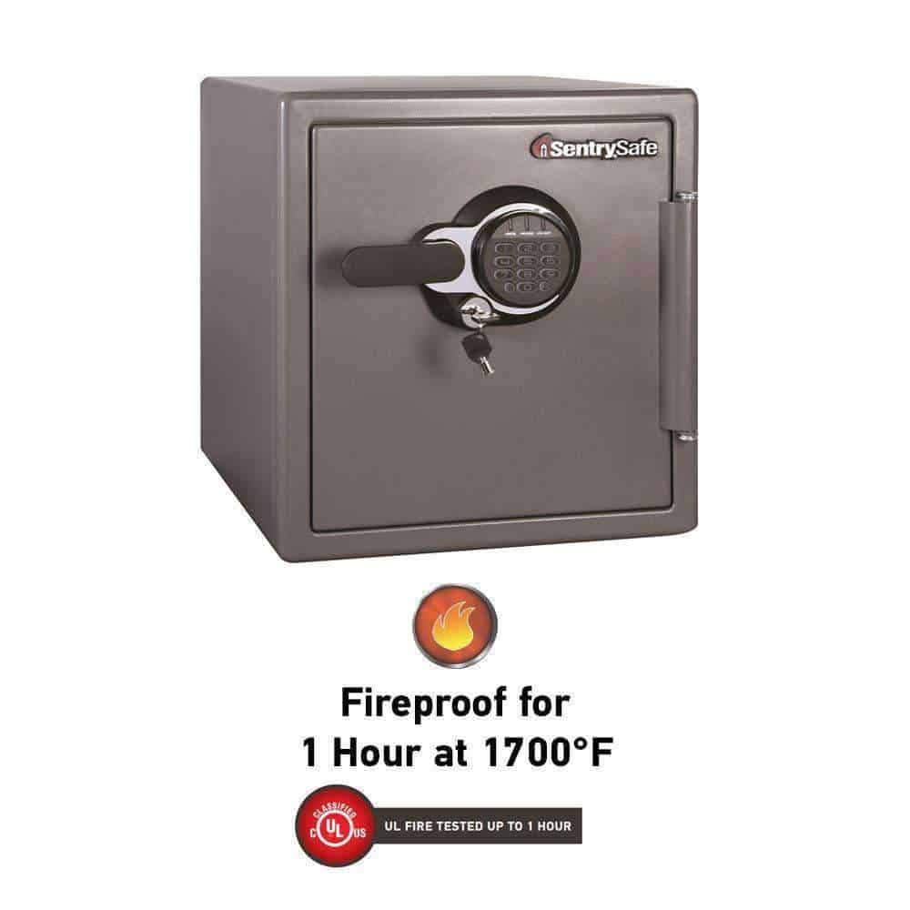 SentrySafe Fireproof Safe and Waterproof Safe with Digital Keypad - 1.23 Cubic Feet - Senior.com Security Safes
