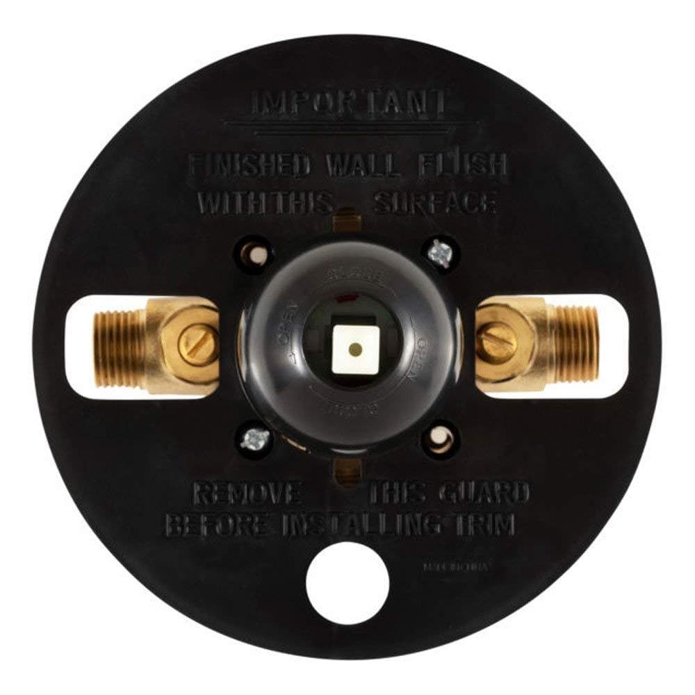 Pulse ShowerSpas Tru-Temp Mixing Valve - Pressure Balance Rough-In Valve Trim Kit - Round, 1/2" NPT - Senior.com Shower Valves