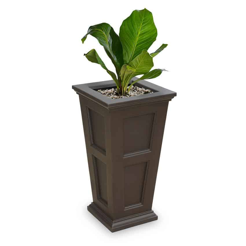 Mayne Fairfield 28 Inch Tall Planter - New England Design - All Weather - Senior.com Planters
