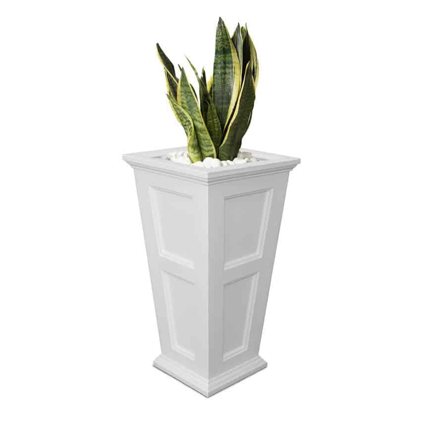 Mayne Fairfield 28 Inch Tall Planter - New England Design - All Weather - Senior.com Planters