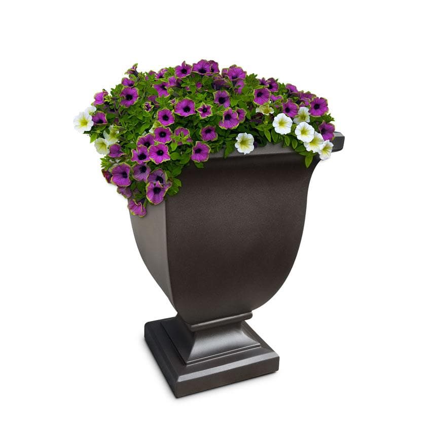 Mayne Modern Augusta 26 Inch Urn Planters - Indoor & Outdoor - Senior.com Planters