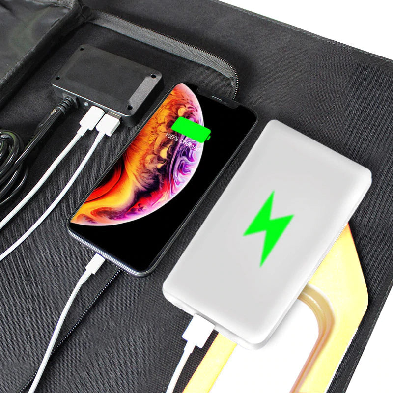 Zopec PHOTONS 200Pro Portable SMART Solar Charger with Stand - Senior.com Portable Solar Chargers