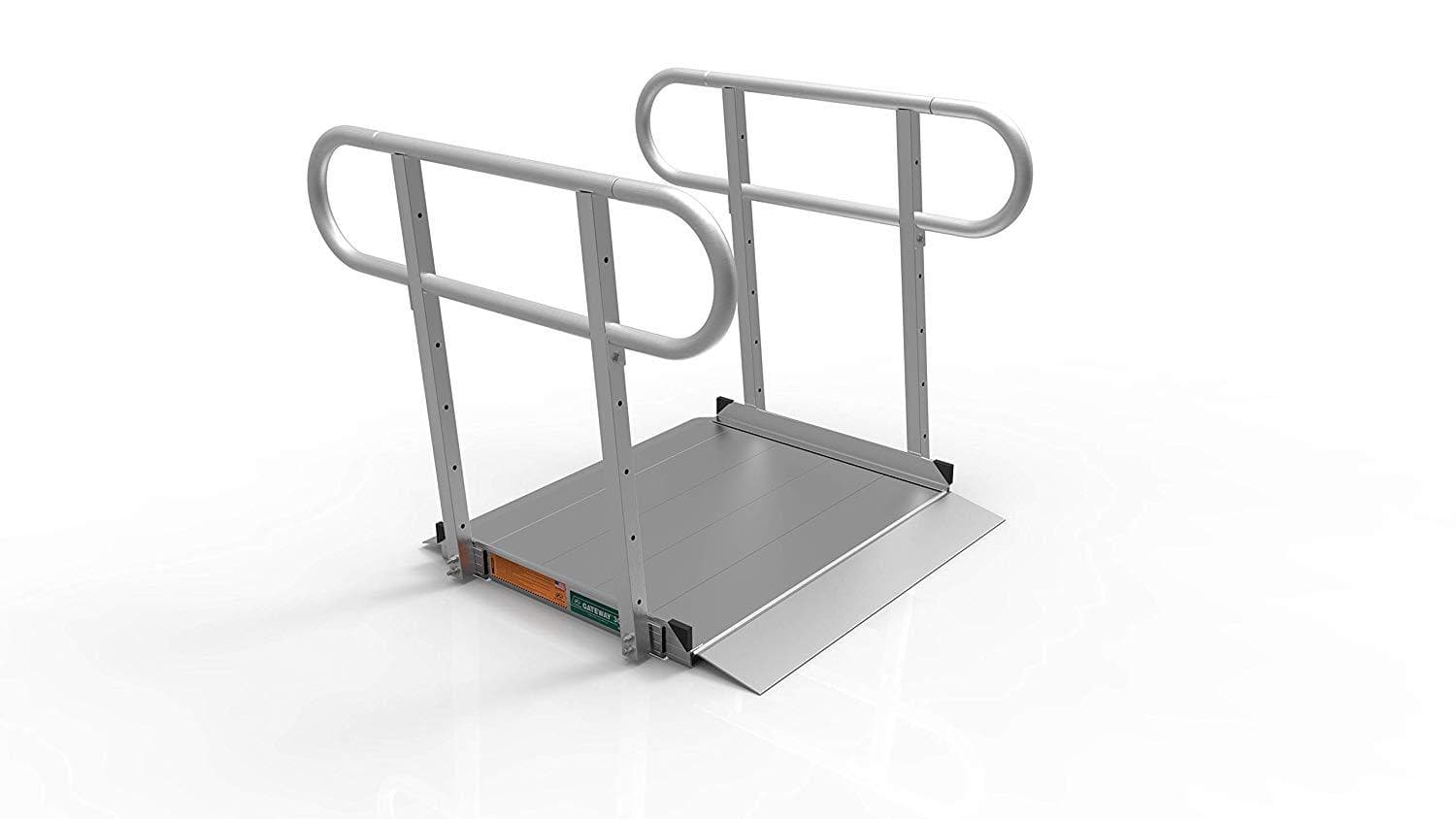 EZ-ACCESS Gateway 3G Portable Solid Surface Mobility Ramps with Two-Line Handrails - Senior.com Mobility Ramps