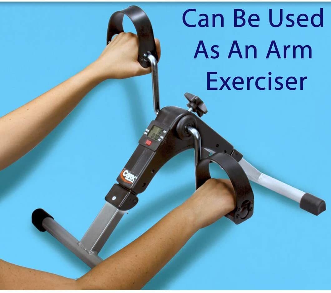 Carex Portable Under Desk Pedal Exerciser with Digital Display - Senior.com Pedal Exercisers