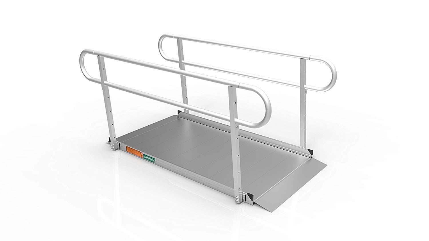 EZ-ACCESS Gateway 3G Portable Solid Surface Mobility Ramps with Two-Line Handrails - Senior.com Mobility Ramps
