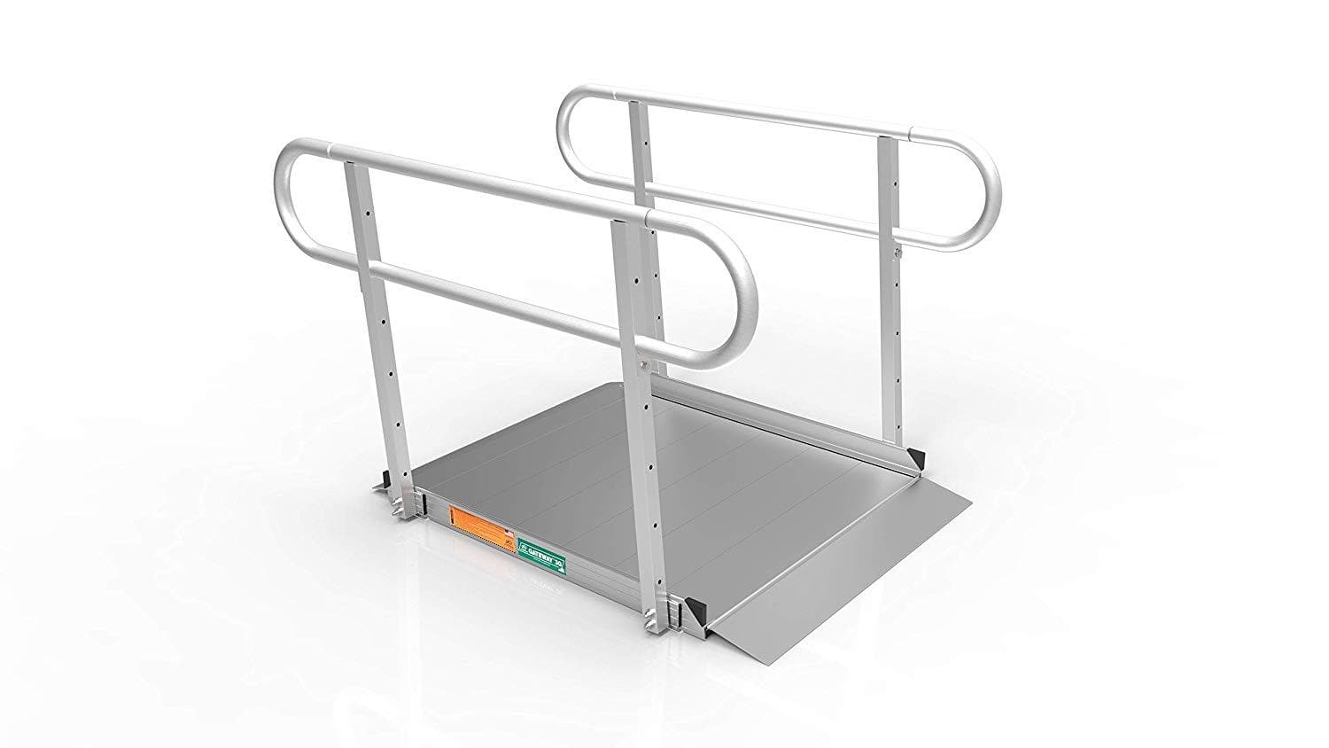 EZ-ACCESS Gateway 3G Portable Solid Surface Mobility Ramps with Two-Line Handrails - Senior.com Mobility Ramps