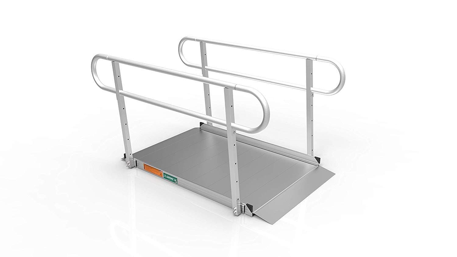 EZ-ACCESS Gateway 3G Portable Solid Surface Mobility Ramps with Two-Line Handrails - Senior.com Mobility Ramps