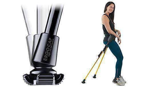 ErgoActives Ergocap High Performance Universal Rubber Crutch Tip - Senior.com Crutch Tips & Accessories