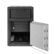 Mesa Safes All Steel Depository Safe with Interior Locker & Combination Lock - 2.1 cu ft - Senior.com Security Safes