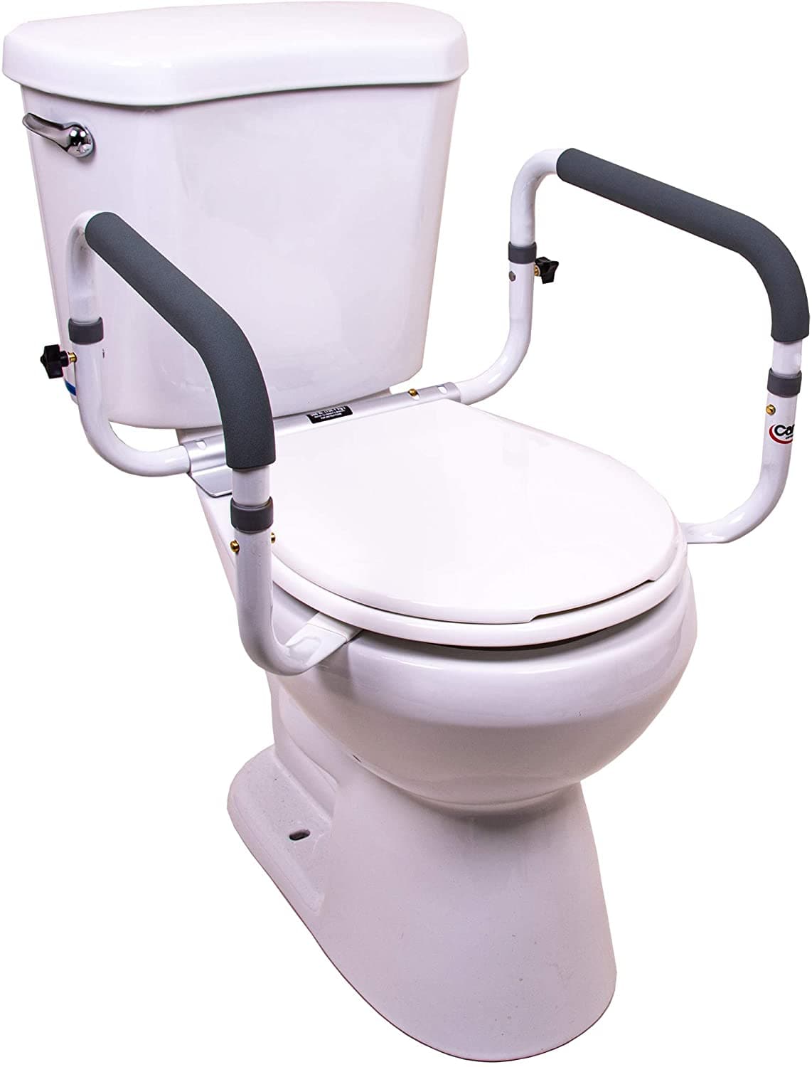 Carex Toilet Safety Frame with Adjustable Width - Easy Installation - Senior.com Toilet Safety Frames
