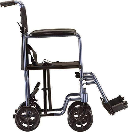 Nova Medical Lightweight Steel 19" Folding Transport Chairs - Senior.com Transport Chairs