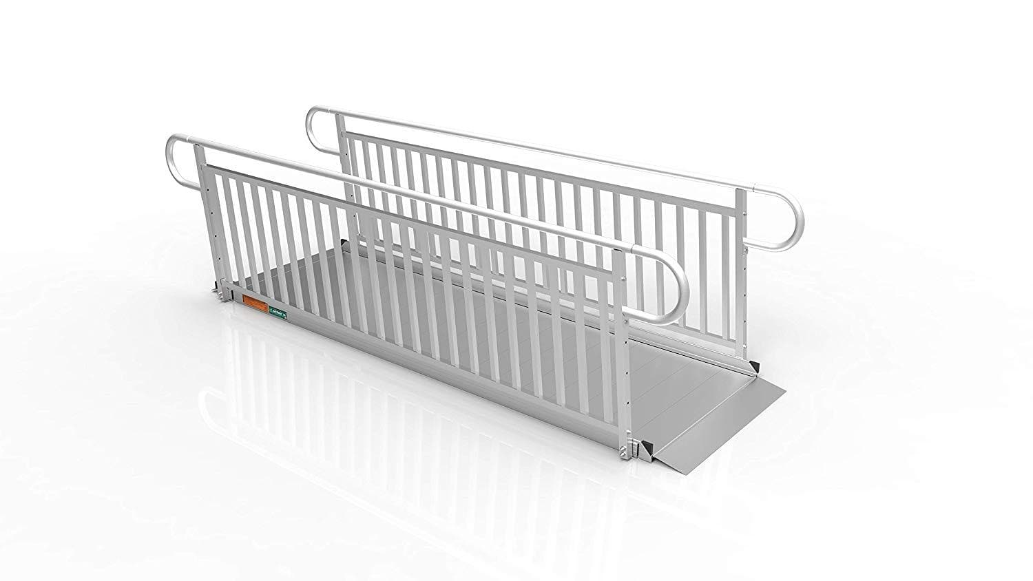 EZ-ACCESS Gateway 3G Portable Solid Surface Mobility Ramps with Vertical Picket Handrails - Senior.com Mobility Ramps