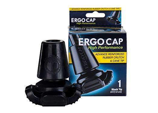 ErgoActives Ergocap High Performance Universal Rubber Crutch Tip - Senior.com Crutch Tips & Accessories