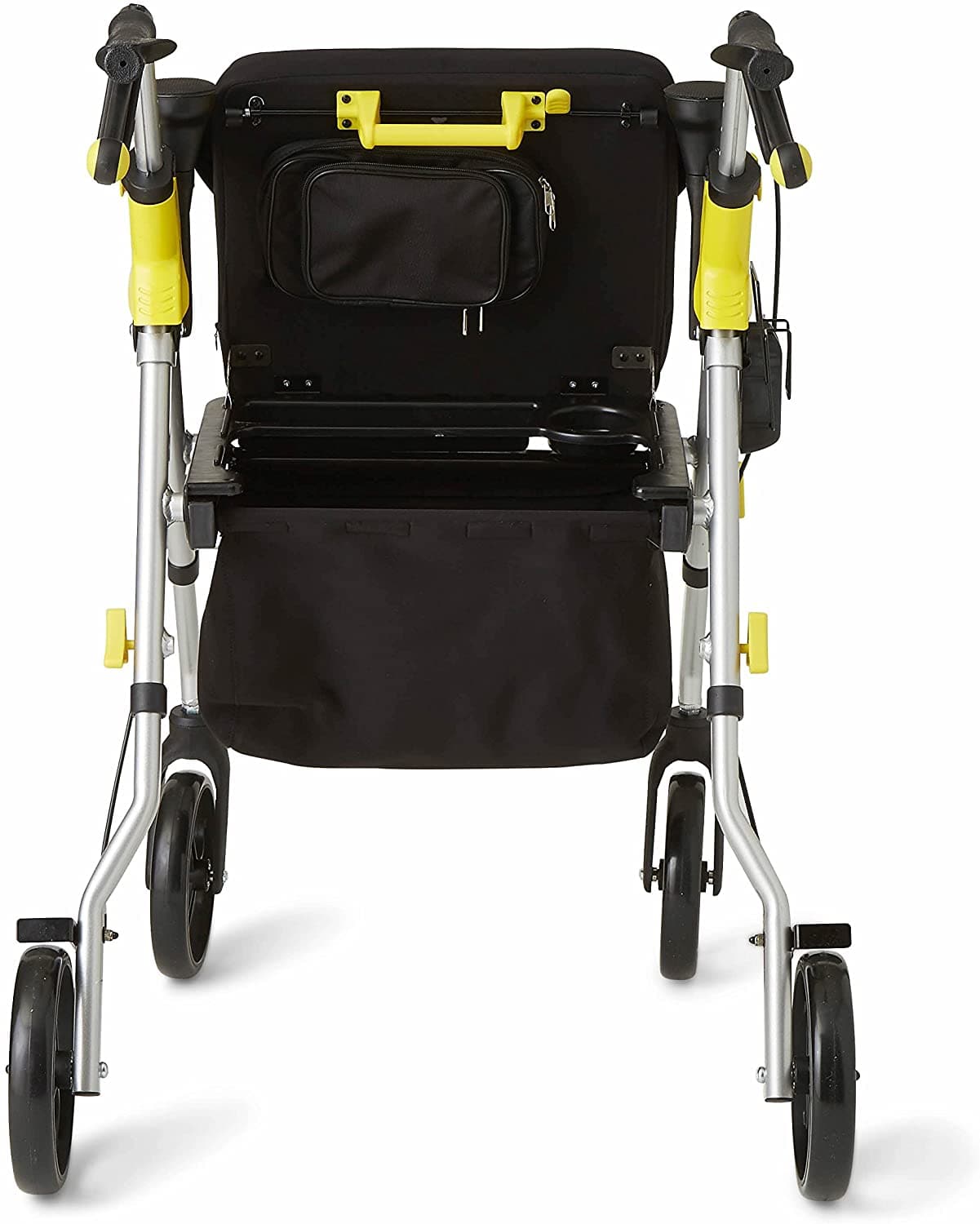 Medline Premium Empower Folding Mobility Rollator Walker with 8" Wheels - Senior.com Rollators
