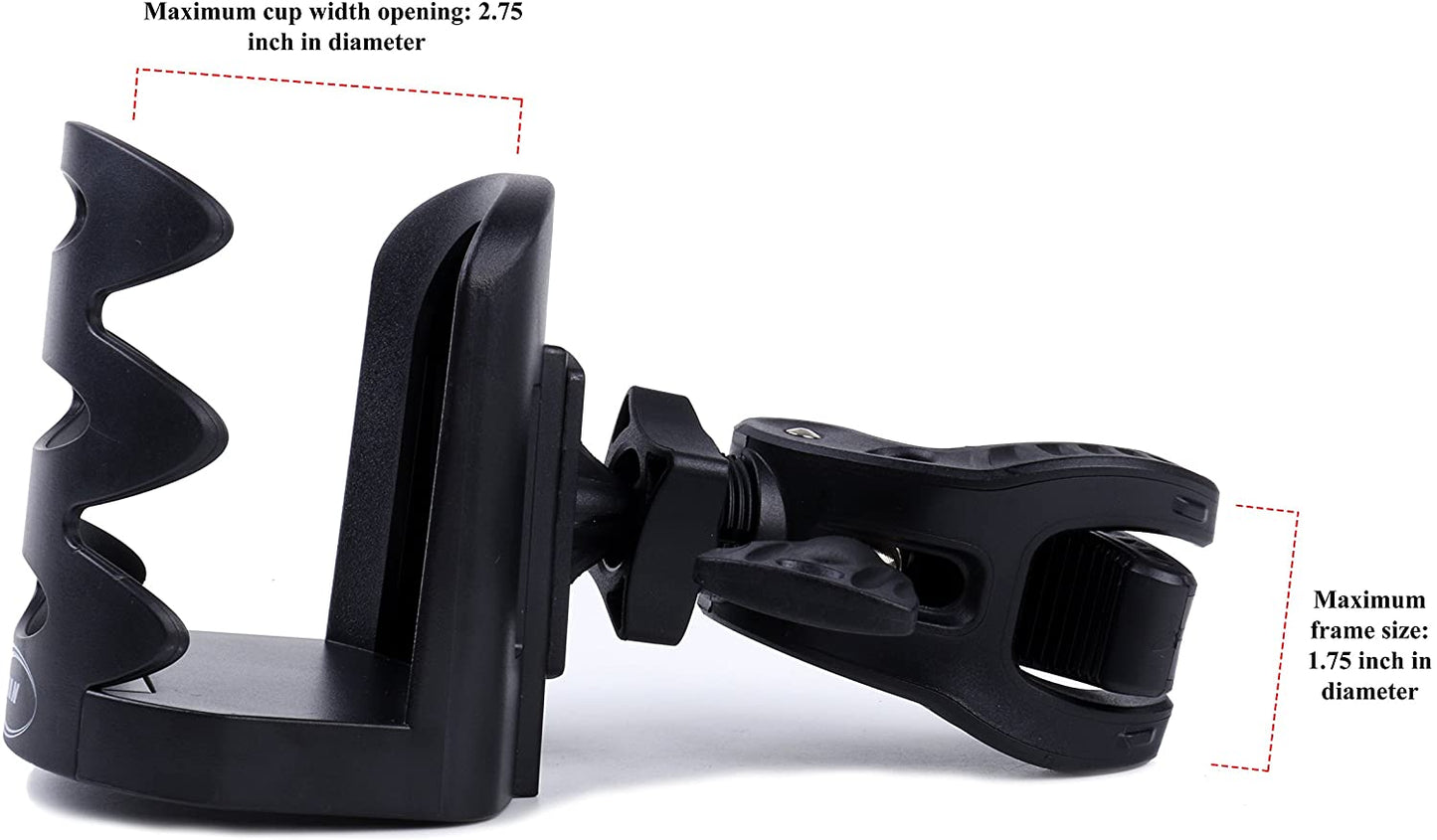 Karman Healthcare Universal Cup Holder for Wheelchairs Or Walkers - Senior.com Cup Holders